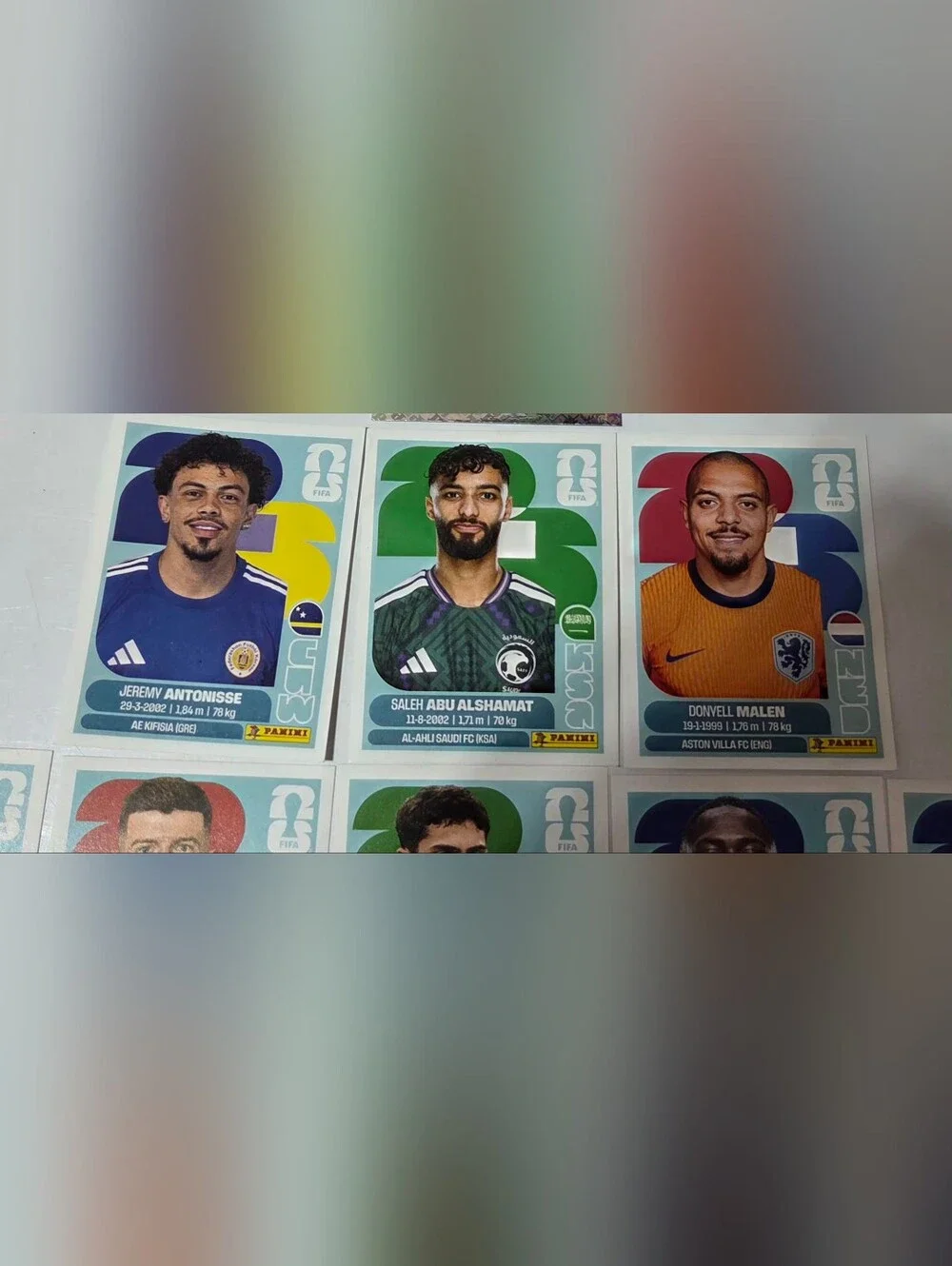 Panini FIFA World Cup 2026 Sticker Lot - Argentina AFA Foil & 9 Base Players - Picture 4 of 5